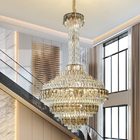 Designer Duplex Building Light Luxury Postmodern Empty Living Room hotel large chandelier(WH-NC-108)