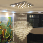 Custom Chandelier Light Hotel Lobby Big Luxury Crystal Chandeliers zhongshan guzhen lighting(WH-NC-118)