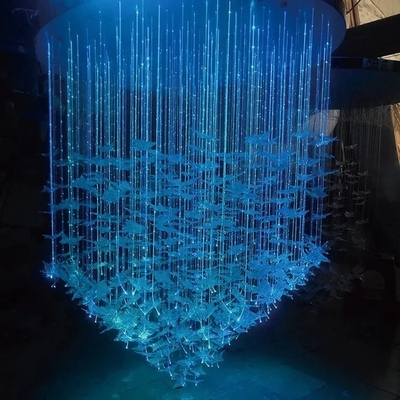 Custom chandelier Hotel Project fiber optic wedding chandelier(WH-NC-119)