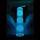Customized colorful fiber optic dropping ball chandeliera(WH-NC-120)