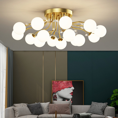 Nordic Glass ball G9 led Ceiling Lights for Bedroom Living room decoration indoor lighting plafond led(WH-MI-422)