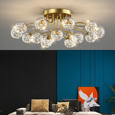 Nordic Glass ball G9 led Ceiling Lights for Bedroom Living room decoration indoor lighting plafond led(WH-MI-422)