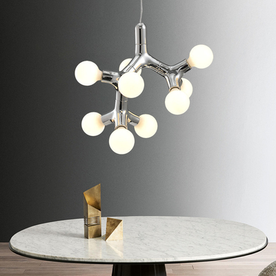 Nordic Copper Chandelier For Dinning Room Modern Living Room Glass Chandelier(WH-MI-444)