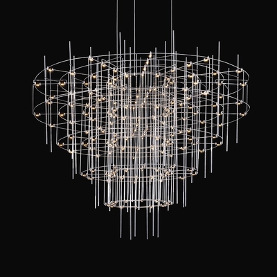 Modern Decoration Crystal Chandelier for Living Room Room Decor Stainless Steel Chandelier(WH-MI-447)