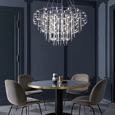 Modern Decoration Crystal Chandelier for Living Room Room Decor Stainless Steel Chandelier(WH-MI-447)