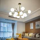 Led Chandelier Nordic Glass Ball Pendant Lamp For Dining Room Bar Decoration lamp（WH-MI-428)