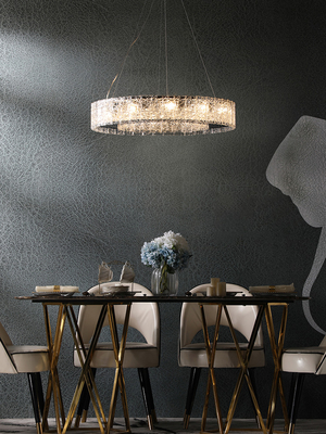 Modern Crystal Chandelier Lighting Art Decor Round Suspesion Luxury Chandelier(WH-MI-448)