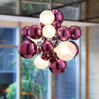 Postmodern Glass Ball Chandelier Lighting Modern Luxury LED Hanging Light(WH-MI-449)