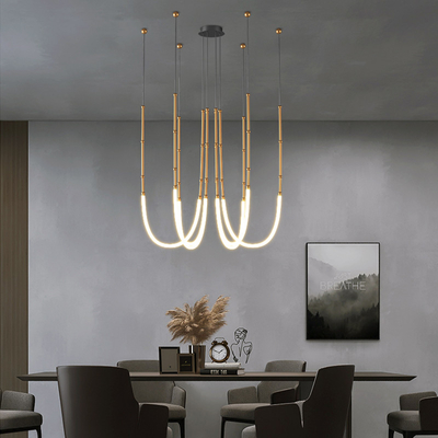 modern minimalistic line chandelier nordic designer creative lamps(wh-mi-450)