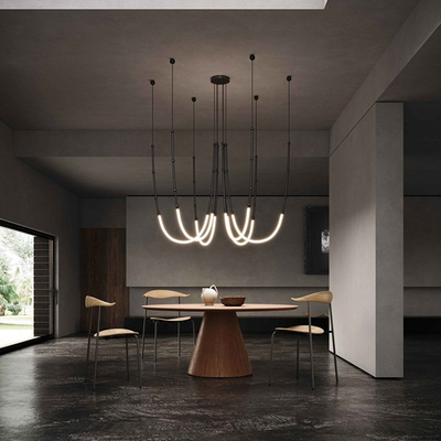 modern minimalistic line chandelier nordic designer creative lamps(wh-mi-450)