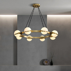 Modern living Room Copper Chandelier Lamp Luxury Bedroom Chandelier Lighting(WH-MI-460)