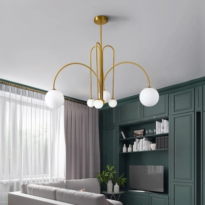 Modern Designer Glass Ball Chandelier Lighting For Living Room/Bedroom/Office Light(WH-MI-438)
