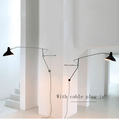 Nordic Designer Geometry Rotatable Reading Wall Light Living Room Study Long Arm Wall Light(WH-OR-236)