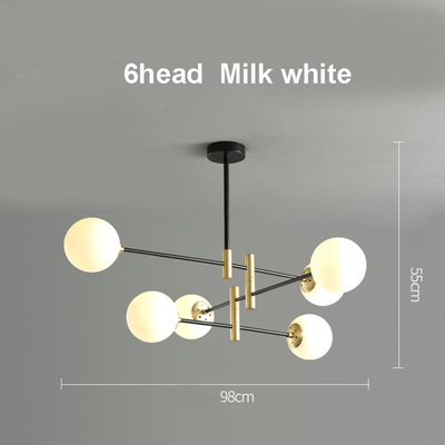 Nordic Chandelier Living Room Bedroom Ceiling Chandelier Creative Hanging Light(WH-MI-440)