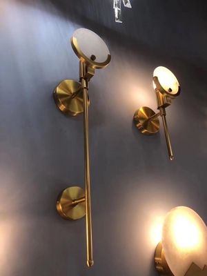 Art Deco Gold Led Wall Lamp Parlor Wall Sconce Bedroom Bedside Aisle Balcony Wall Lights (WH-OR-239)