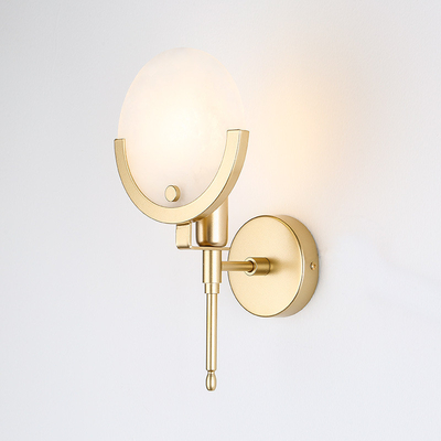 Art Deco Gold Led Wall Lamp Parlor Wall Sconce Bedroom Bedside Aisle Balcony Wall Lights (WH-OR-239)