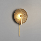 Simple post-modern bedside wall lamp full luxury hotel decoration villa corridor copper wall light(WH-OR-253)