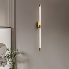 Modern Geometric Lines Wall Lights Bedside Living Room Background Wall Luxury Gold Wall Lights(WH-OR-262)