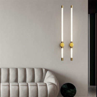 Modern Geometric Lines Wall Lights Bedside Living Room Background Wall Luxury Gold Wall Lights(WH-OR-262)