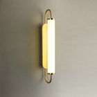 Modern Led Glass Wall Lamps Luxury Indoor Bedroom Living Room Home Decoration golden Wall Lamp(WH-OR-257)