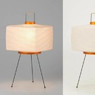 Square Japanese-style Minimalist Rice Paper Lantern table lamp(WH-MTB-254)