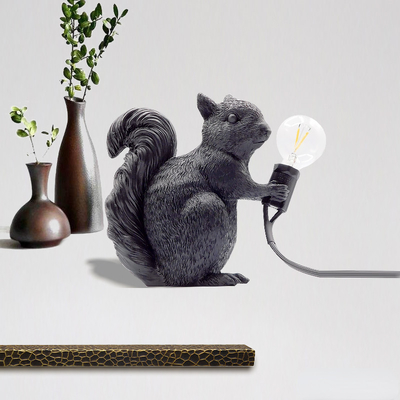 Nordic Designer Cute Animal Night Lights Creative Squirrel Table Lamp(WH-MTB-274)