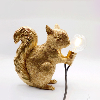 Nordic Designer Cute Animal Night Lights Creative Squirrel Table Lamp(WH-MTB-274)