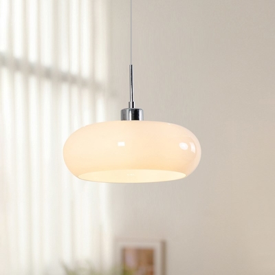 Bauhaus Pendant Light Retro Dining Room Hanging Light Cream Custard Tart Light(WH-AP-556)