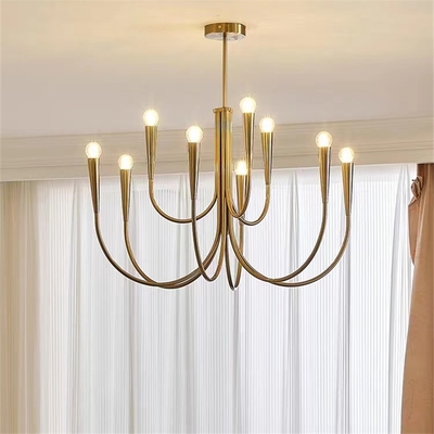 Retro Style Swoop Arm Chandelier Living Room Luxury American pendant lamp best lighting(WH-AP-570)