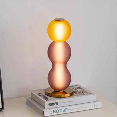 Scandinavian glass pendant lights Minimal colorful lampshade bedside lamp(WH-AP-582)