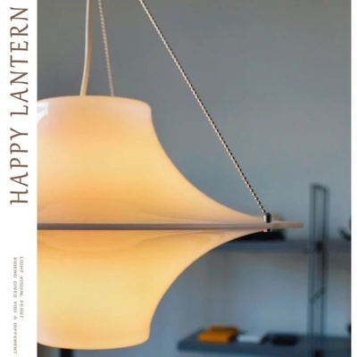 Italian Cream Style LED Pendant Light Designer Dining Simple Acrylic Flying Saucer Replic Lamp(WH-AP-596)