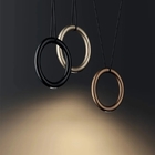 Italian Designer Metal Circular Ring Lamp Restaurant Bar Studio Creative Ring Pendant Lamp(WH-AP-598)