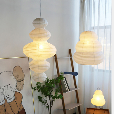 Janpanese Akari Rice Paper Lamp Nordic Noguchi Yong Pendant Lamp(WH-AP-599)