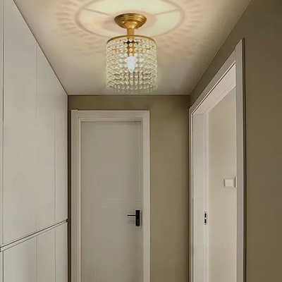 LED Crystal Chandelier Gold Ceiling Light Hallway Ceiling Lights(WH-CA-109)