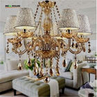 Small elegant chandeliers Light Fixtures 6 Lights With lampshade (WH-CY-64)