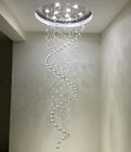 Large circular crystal chandelier for Living room Bedroom Stairs Home lighting (WH-CY-14)