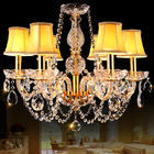 Gold Crystal chandelier light Fixtures For Dining room Living room (WH-CY-17)