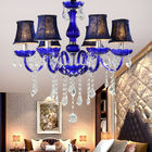 Modern bedroom Living room chandeliers Blue Color With Lampshade ( WH-CY-47)