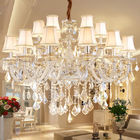 Strass crystal chandelier Light Fixtures With Lampshade (WH-CY-56)
