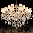 Strass crystal chandelier Light Fixtures With Lampshade (WH-CY-56)