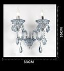 Purple chandelier K9 crystal for Living room Bedroom Lamp (WH-CY-83)