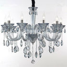 Purple chandelier K9 crystal for Living room Bedroom Lamp (WH-CY-83)