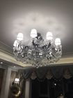 Black iron candle chandelier (WH-WI-03)