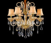 Interesting crystal chandeliers with Lampshade For Home Lighting (WH-CY-107)