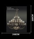 Pineapple chandelier For Hotel Foyer Indoor Home Lighting (WH-CY-110)