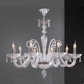 Entryway Glass chandelier High Quality With K9 Crystal (WH-CY-120)