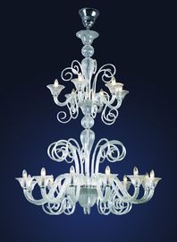 Entryway Glass chandelier High Quality With K9 Crystal (WH-CY-120)