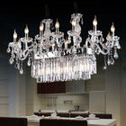 Oblong crystal chandelier Transparent Color for Living room Dining room Lighting (WH-CY-135)