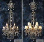 Smoke crystal chandelier For Living room Bedroom Kitchen Lighting (WH-CY-137)