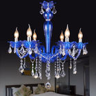 Votive Crystal chandelier Blue Color For Home Lighting (WH-CY-147)